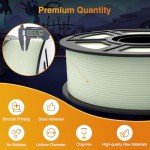 Glow in the Dark PLA Filament Bundle, 2kg