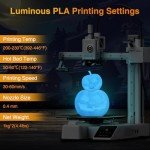 Glow in the Dark PLA Filament Bundle, 2kg