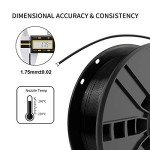Black ABS Filament 1.75mm - 1kg Spool