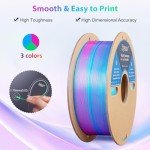 3Dgenius Triple Color Silk PLA Filament 1.75mm