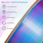 3Dgenius Triple Color Silk PLA Filament 1.75mm