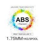 Inland 1.75mm ABS 3D Printing Filament - Black