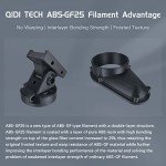 Black Glass Fiber ABS Filament 1.75mm, 1KG