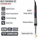 80W Soldering Iron & 3D Printing Tool Kit