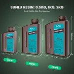 SUNLU 2kg Fast Curing 3D Printer Resin