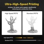 FlashForge 1.75mm Metallic Silver PETG Filament 1kg