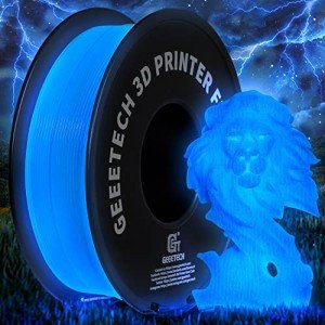 Glow in the Dark Blue PLA Filament, 1.75mm