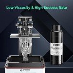 FLASHFORGE Clear Fast-Curing 3D Printer Resin 500G