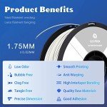 R QIDI 1.75mm ABS Filament White 1kg Spool