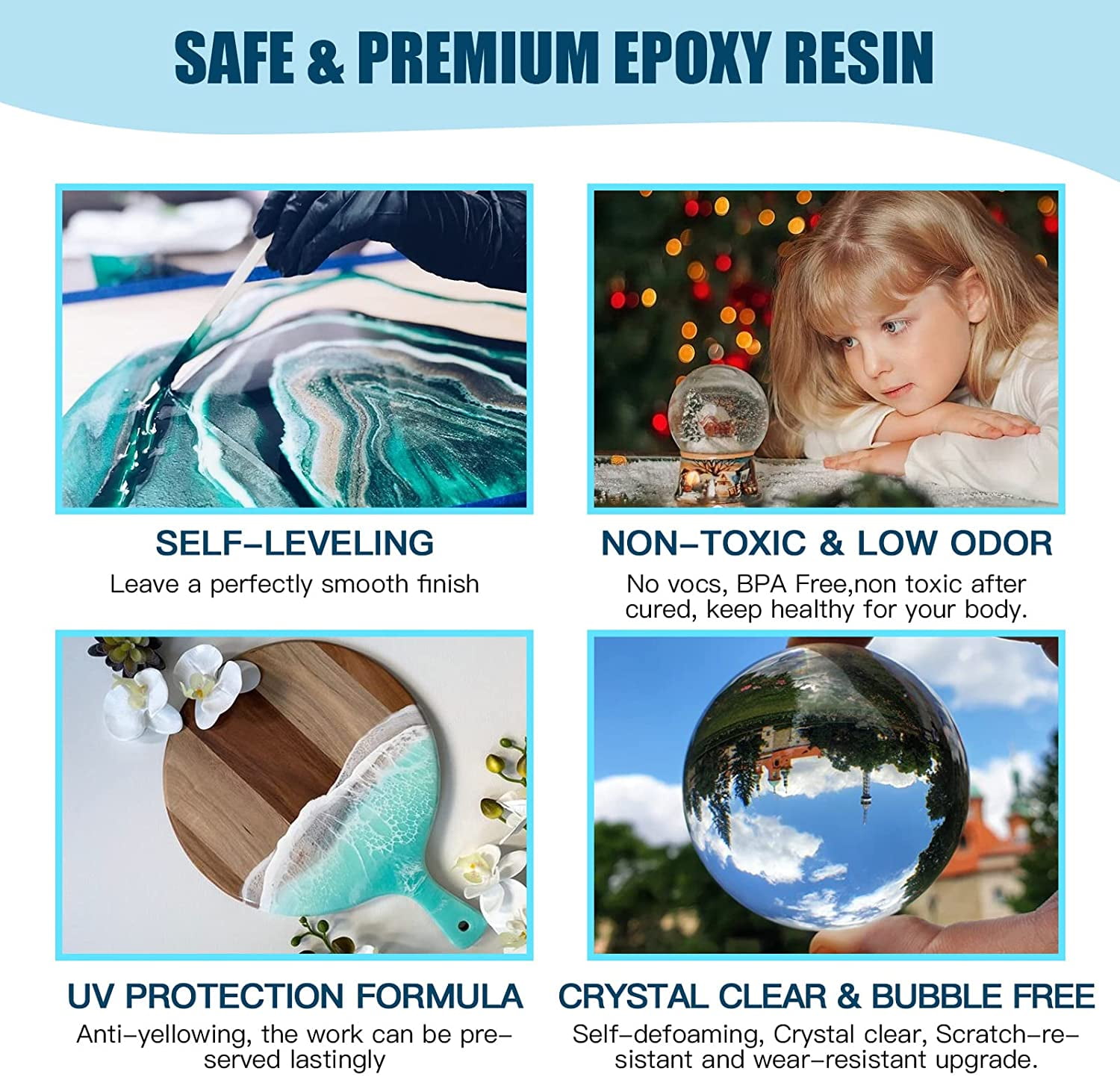 Beginner's Epoxy Resin Kit with Molds and Pigments