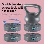 Leikefitness 5-in-1 Adjustable Kettlebell & Dumbbells Set
