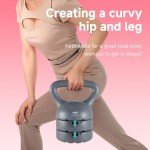 Leikefitness 5-in-1 Adjustable Kettlebell & Dumbbells Set