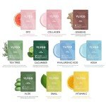 VLYCO 10-Pack Daily Hydrating Face Masks