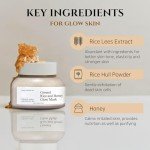 Rice and Honey Glow Clay Mask for Pores