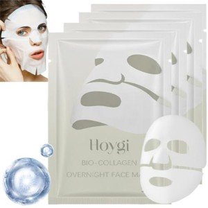 4PCS Bio Collagen Overnight Face Masks Set