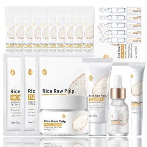 18PCS Rice Skincare Set for Teen Girls