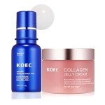 Korean Skincare Gift Set with Collagen Cream