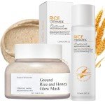 Rice Skin Care Set: Gentle Cleanse & Brighten