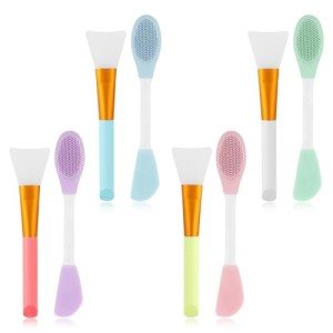 8-Pack Silicone Face Mask Brush Set