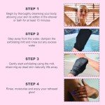 Korean Skincare Exfoliating Mitts for Smooth Skin