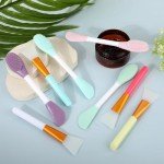8-Pack Silicone Face Mask Brush Set