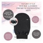 Vegan Korean Exfoliating Glove with Soft Washcloth