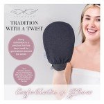 Vegan Korean Exfoliating Glove with Soft Washcloth