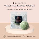 Erborian Green Tea Konjac Exfoliating Face Sponge