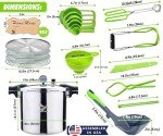 23 Quart Pressure Canner with Canning Supplies