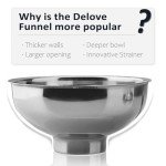 Stainless Steel Canning Funnel Set for Mason Jars