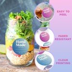 Colorful Gradient Labels for Homemade Goods - 500 Pack