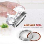 8 oz Wide Mouth Mason Jars - 16 Pack