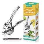 Stainless Steel Lemon Squeezer and Zester Tool