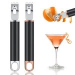 2-Pack Dual Lemon Zester and Peeler Tool