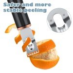 2-Pack Dual Lemon Zester and Peeler Tool