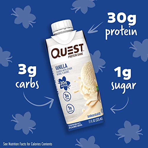 Quest Nutrition Vanilla Protein Shake - High Protein, Low Carb