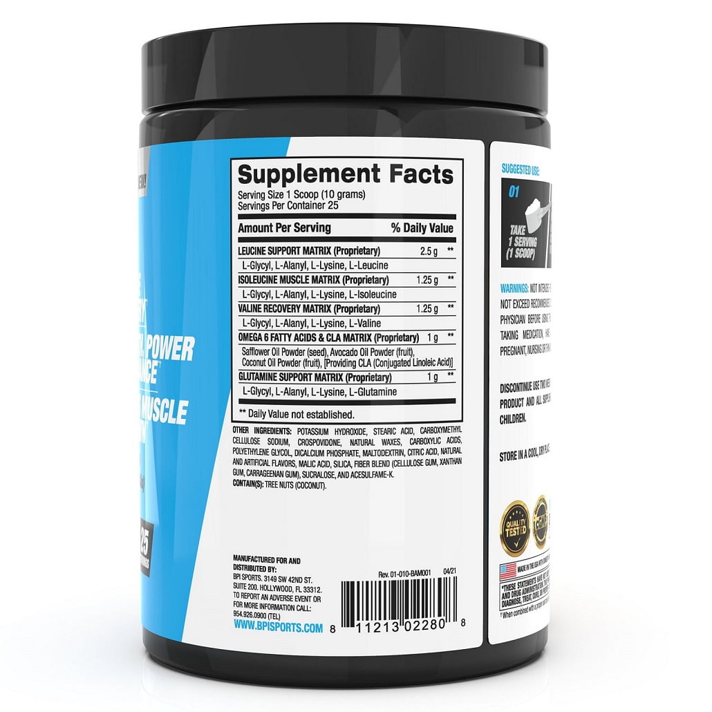 BPI Sports Best Aminos BCAA Recovery Drink - Fruit Punch