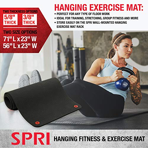 SPRI Hanging Fitness and Yoga Mat - 56"x23