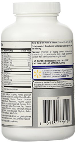 Complete Multivitamin/Multimineral Supplement Tablets, Adults 50+, 220 Count