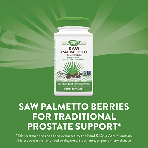 Nature's Way Saw Palmetto Berries 585 mg Capsules