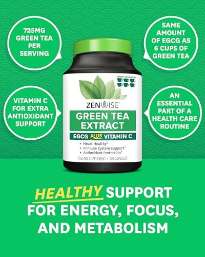 Zenwise Green Tea Extract with Vitamin C & EGCG