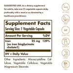 Solgar Gentle Iron 180 Capsules for Easy Digestion