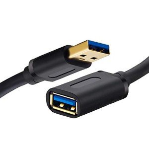 Tan QY 1.5Ft USB 3.0 Extension Cable