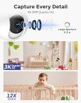 Hugolog 3K 5MP Smart Indoor Security Camera