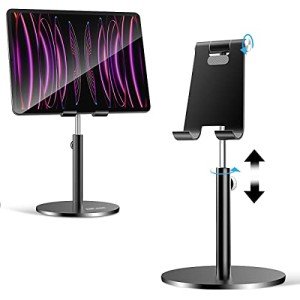 Telescopic Adjustable Tablet/Phone Stand, Black