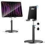 Telescopic Adjustable Tablet/Phone Stand, Black