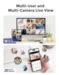 Hugolog 3K 5MP Smart Indoor Security Camera