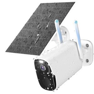 Wireless Solar Security Camera with Color Night Vision