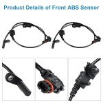 4 Pcs ABS Wheel Speed Sensor for Dodge & Chrysler