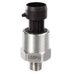 AUTEX 150 Psi Stainless Steel Pressure Transducer Sensor